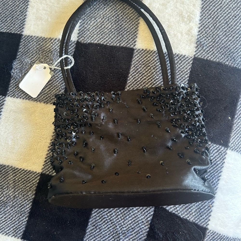 Women’s small beaded evening bag purse